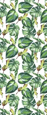 Estores de rolo interiores blackout para janela Plantas tropicais