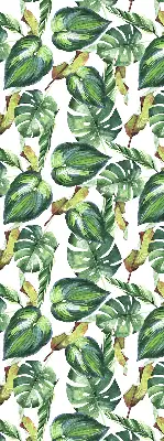 Estores de rolo interiores blackout para janela Plantas tropicais