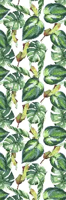 Estores de rolo interiores blackout para janela Plantas tropicais