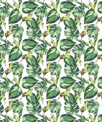 Estores de rolo interiores blackout para janela Plantas tropicais