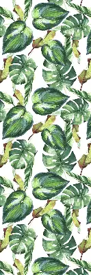 Estores de rolo interiores blackout para janela Plantas tropicais