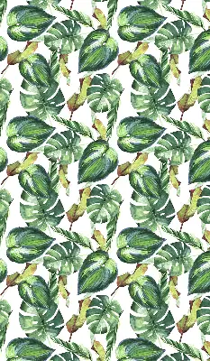 Estores de rolo interiores blackout para janela Plantas tropicais
