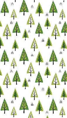 Estores de rolo blackout para porta de varanda Floresta desenhada