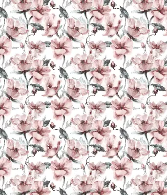 Estores de rolo interiores blackout para janela Flores cor-de-rosa