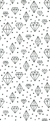 Estores de rolo interiores blackout Diamantes desenhados