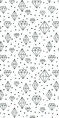 Estores de rolo interiores blackout Diamantes desenhados