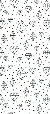 Estores de rolo interiores blackout Diamantes desenhados