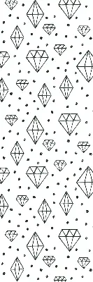 Estores de rolo interiores blackout Diamantes desenhados