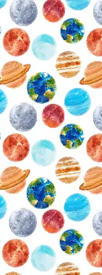 Estores de rolo blackout para janela Planetas