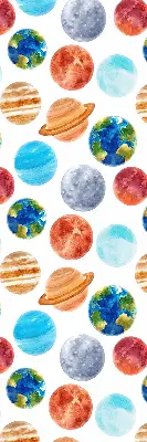 Estores de rolo blackout para janela Planetas