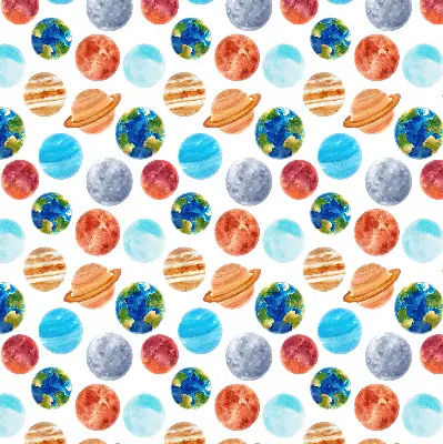 Estores de rolo blackout para janela Planetas