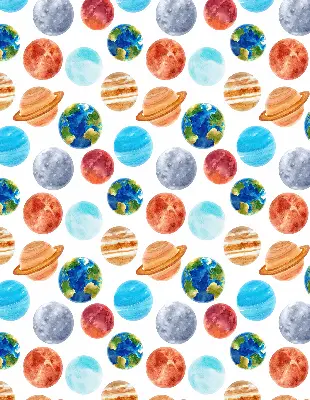 Estores de rolo blackout para janela Planetas