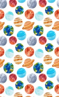 Estores de rolo blackout para janela Planetas