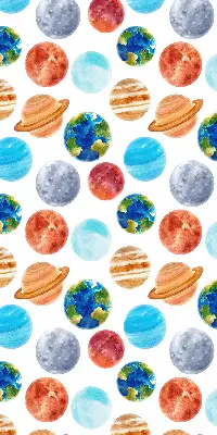 Estores de rolo blackout para janela Planetas