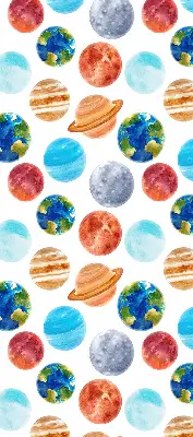 Estores de rolo blackout para janela Planetas