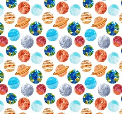 Estores de rolo blackout para janela Planetas