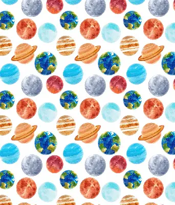 Estores de rolo blackout para janela Planetas