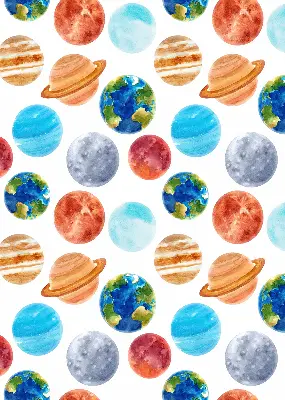 Estores de rolo blackout para janela Planetas