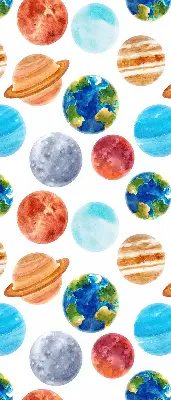 Estores de rolo blackout para janela Planetas
