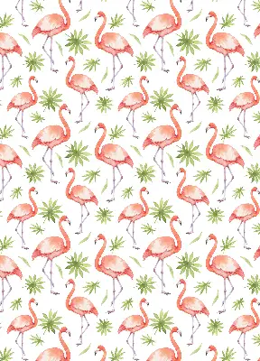 Estores de rolo em tecido blackout Flamingo e folhas