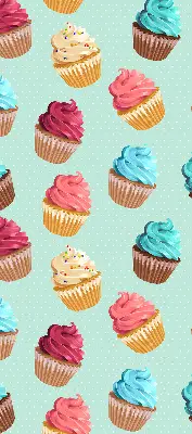 Estores de rolo interiores blackout Cupcakes