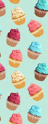 Estores de rolo interiores blackout Cupcakes