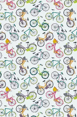 Estores de rolo interiores blackout para janela Bicicletas