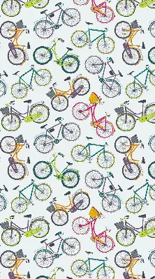 Estores de rolo interiores blackout para janela Bicicletas