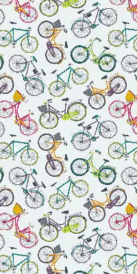 Estores de rolo interiores blackout para janela Bicicletas