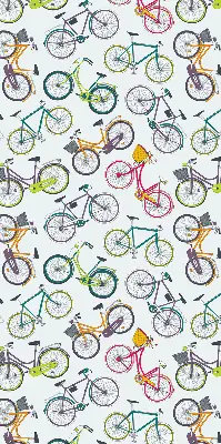 Estores de rolo interiores blackout para janela Bicicletas
