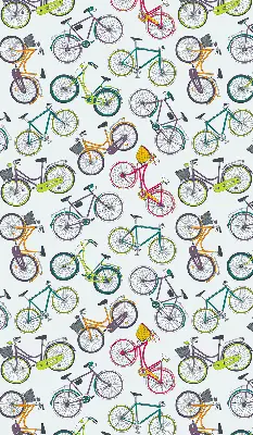 Estores de rolo interiores blackout para janela Bicicletas
