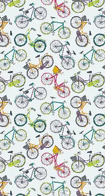 Estores de rolo interiores blackout para janela Bicicletas