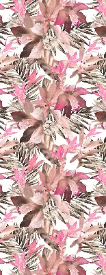 Estores de rolo interiores blackout para janela Flores cor-de-rosa