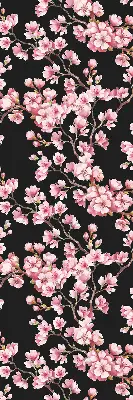 Estores de rolo blackout para porta de varanda Flores da árvore