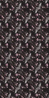 Estores de rolo interiores blackout Garças e flores