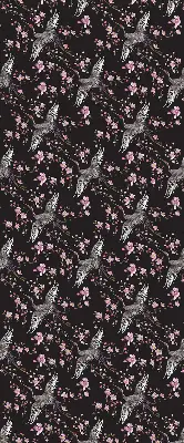 Estores de rolo interiores blackout Garças e flores