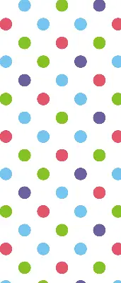 Estores de rolo interiores blackout para janela Pontos coloridos