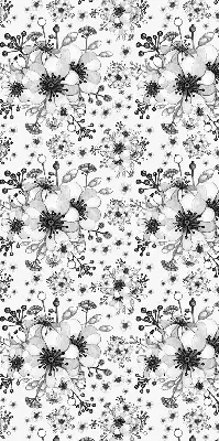 Estores de rolo interiores blackout para janela Flor desenhada