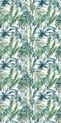 Estores de rolo interiores blackout para janela Folhas tropicais