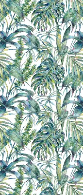 Estores de rolo interiores blackout para janela Folhas tropicais