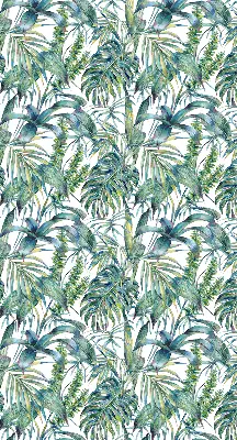 Estores de rolo interiores blackout para janela Folhas tropicais