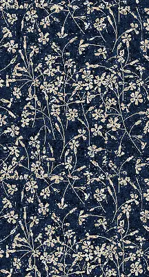 Estores de rolo em tecido blackout Flores