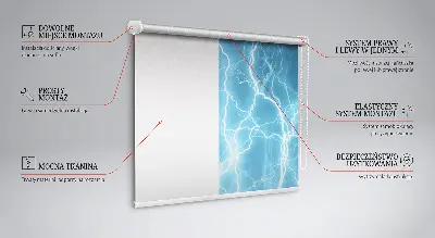 Estores de rolo interiores blackout Raio