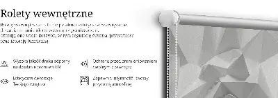 Estores de rolo interiores blackout para janela parede de papel 3D