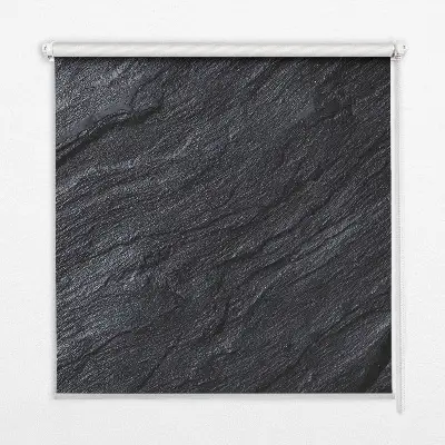 Estores de rolo blackout para porta de varanda Textura preta