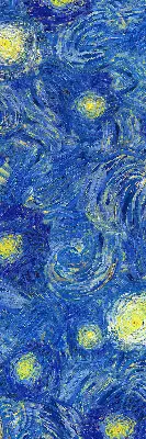 Estores de rolo interiores blackout para janela Quadro azul pintado