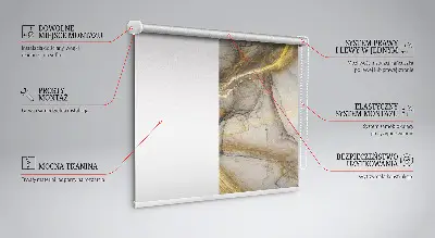Estores de rolo blackout para porta de varanda Matéria-prima decorativa