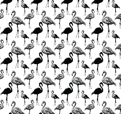 Estores de rolo blackout para porta de varanda flamingos pretos