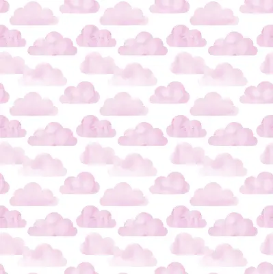 Estores de rolo em tecido blackout Nuvens cor-de-rosa