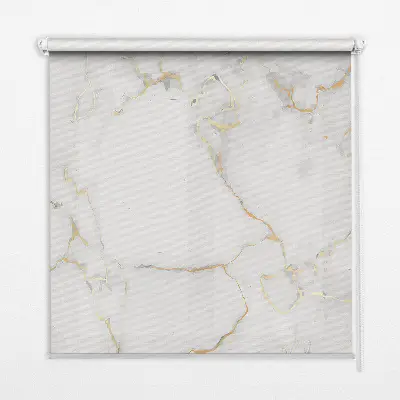 Estores de rolo interiores blackout Mármore branco
